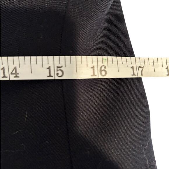 VTG Derby San Francisco Coat Women 12 Formal 100% Wool Two-Buttoned Blazer Blue - Picture 7 of 12